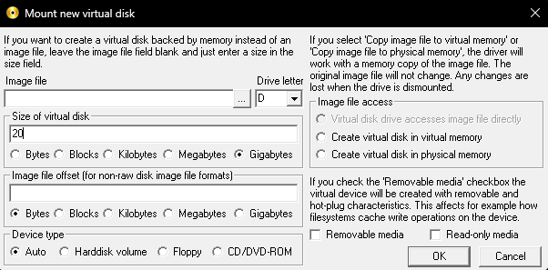 Create RAM Drive