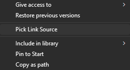 Pick Link Source